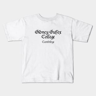 Cambridge Sidney Sussex College Medieval University Kids T-Shirt